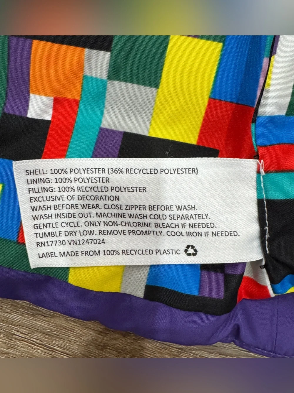 Lego Purple & Blue Colorblock Jacket with Removable Sleeves Vest by Target